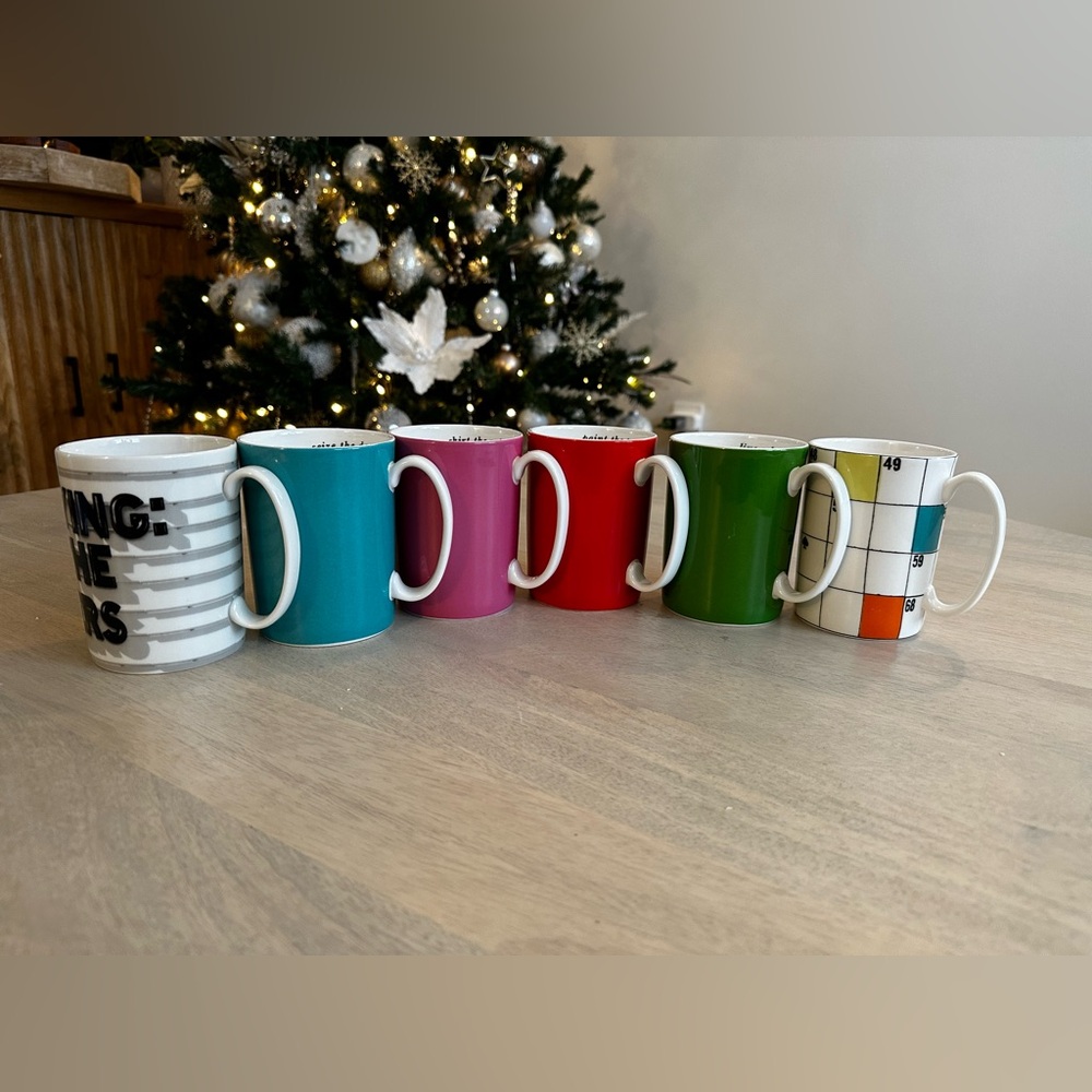 Kate Spade Limited Edition “Say The Word” & “Snap Happy” Mugs
